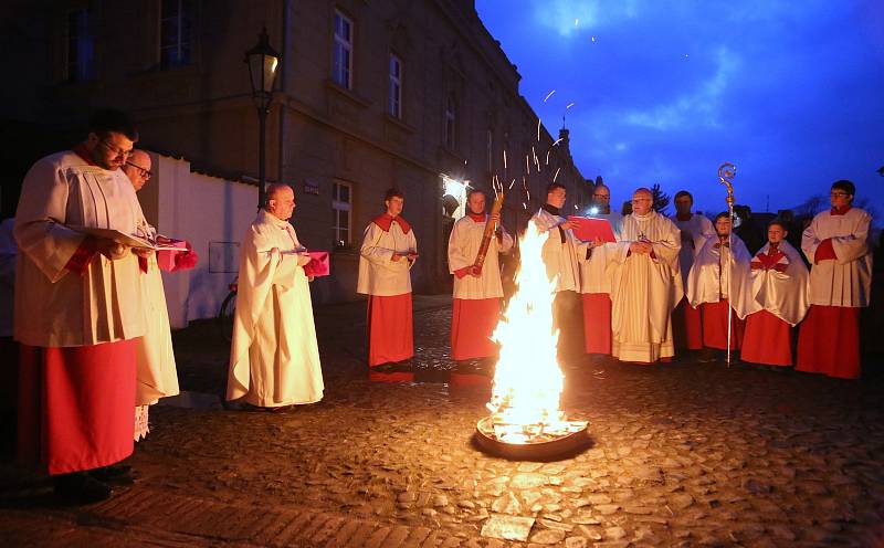 Velikonoční vigilie v katedrále sv. Štěpána v Litoměřicích