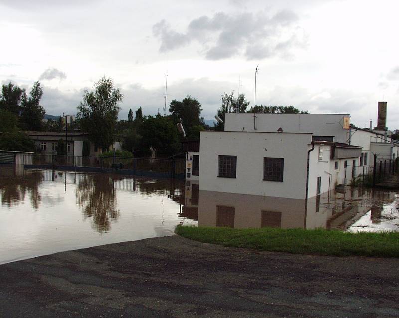 Povodeň v roce 2002 na Litoměřicku.