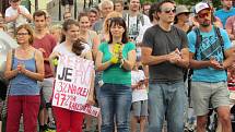 Demonstrace v Roudnici nad Labem, 11. června 2019