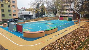 Nové dětské hřiště v ulici Růžovka v Litoměřicích