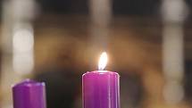 Advent přivítali mší a zapálením svíce i v katedrále sv. Štěpána v Litoměřicích.