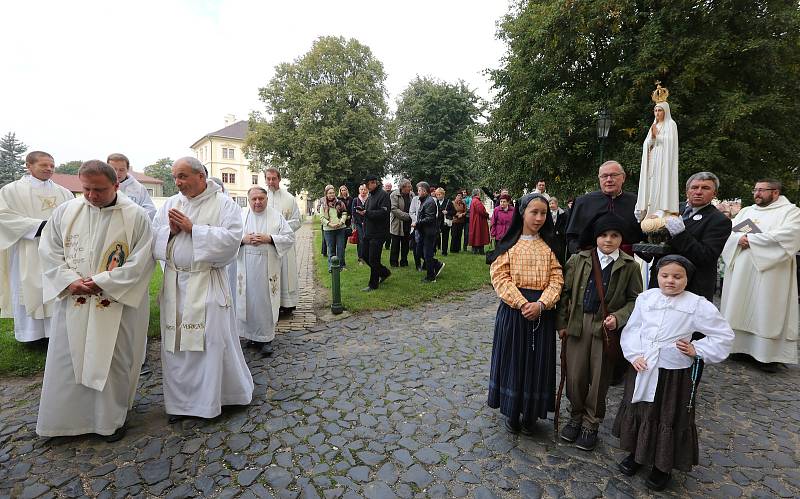 Milostná socha Panny Marie Fatimské zavítala do Litoměřic.