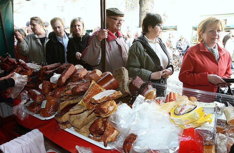 Farmářské trhy v Litoměřicích.