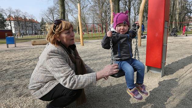 Jiráskovy sady v Litoměřicích.