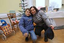 Výstava Retro vánoční putování v Lovosicích.