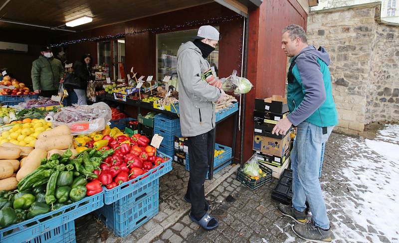 První farmářské trhy roku 2021 v Litoměřicích v pátek 15. ledna