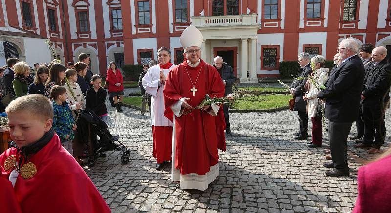 Litoměřice, církev, velikonoce, Květná neděle,