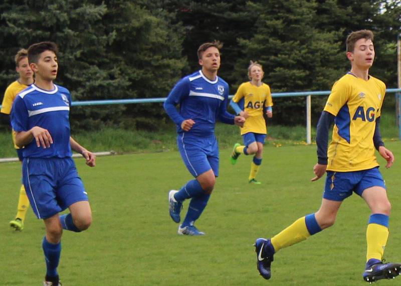 Na roudnickém trávníku porazili fotbalisté FK Teplice U14 americký výběr 4:0. 