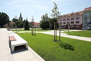 Václavské náměstí v Lovosicích. Ilustrační foto