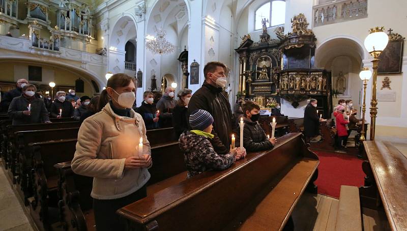 Velikonoční vigilie v Litoměřicích.