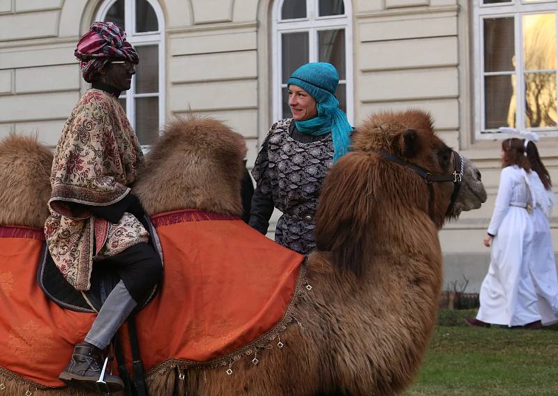 Živý betlém na Dómském pahorku v Litoměřicích