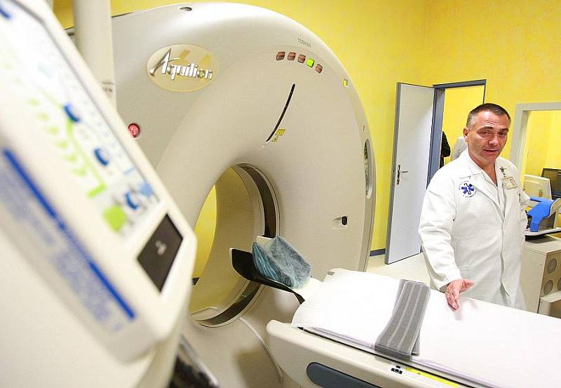 Nové CT zařízení v litoměřické nemocnici.