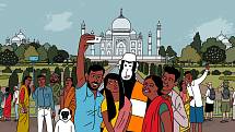 S komiksem Jarmil in India jezdí Marek Rubec z Litoměřic po festivalech komiksu v Evropě.