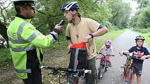 Policisté kontrolovali cyklisty