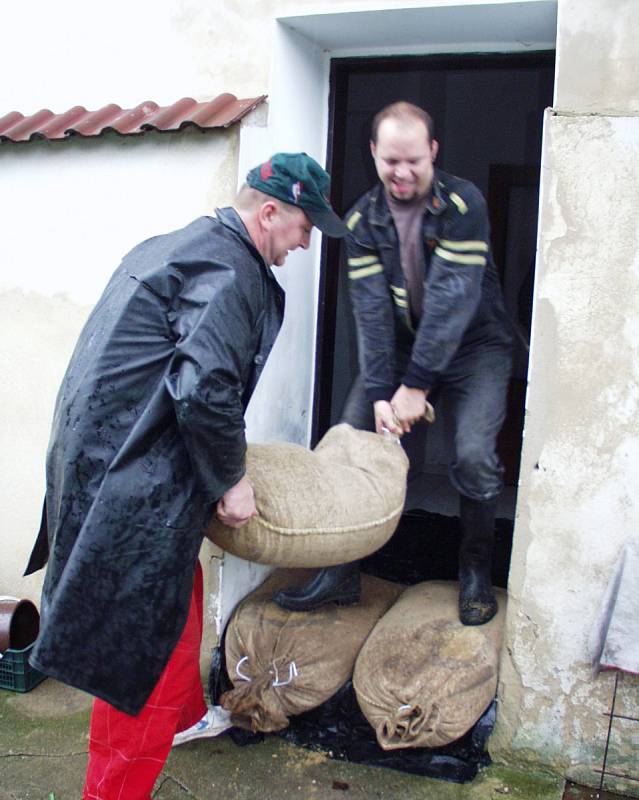 Povodeň v roce 2002 na Litoměřicku.