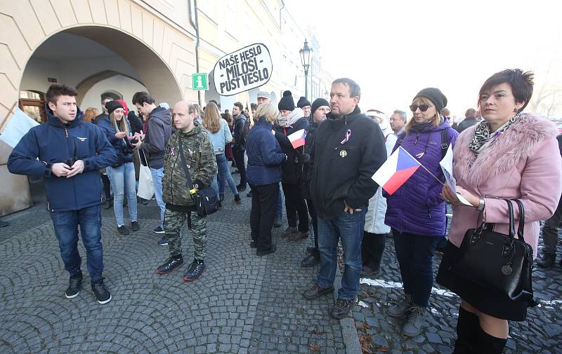 V sobotu proběhl v Litoměřicích vzpomínkový akt na 17. listopad 1989.