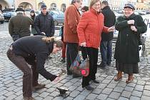Také v Litoměřicích lidé podpořili ústecký „Činoherák“ a vyjádřili nesouhlas s postupem ústeckého magistrátu ve věci financování činohry v Ústí nad Labem.