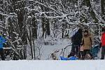 Sáňky, boby i snowboardy. Lyžařský areál u Tašova praskal ve švech