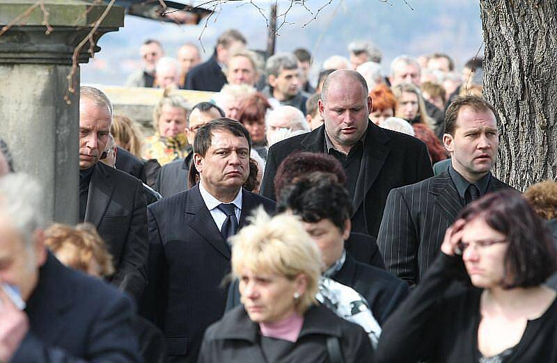 Pohřeb Roberta Kopeckého.