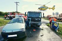 Dopravní nehoda v Třebívlicích