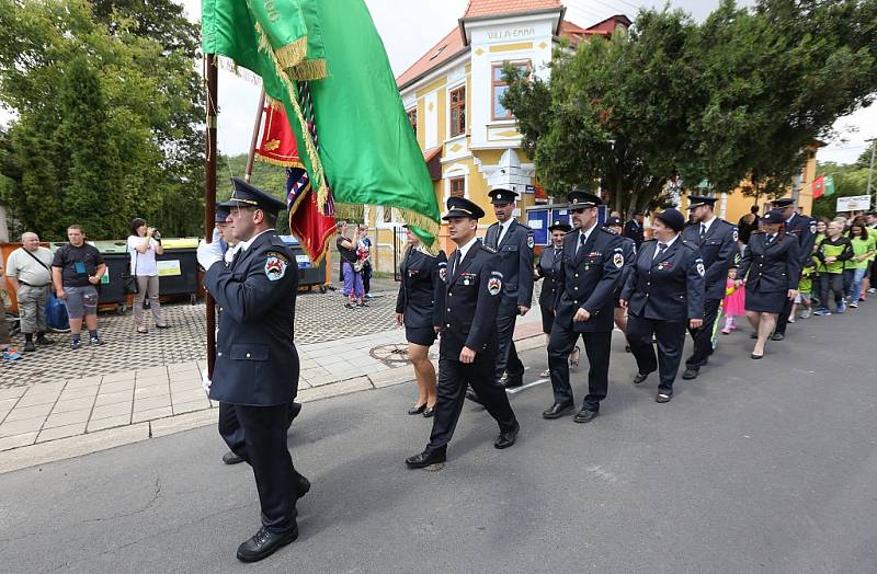 Křešice oslavily výročí 960 let od první písemné zmínky o obci, místní dobrovolní hasiči navíc 140 let činnosti