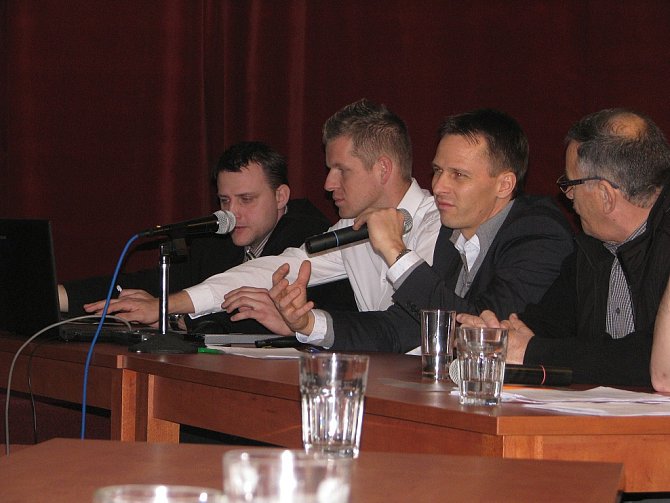 NA VH OFS (zleva) Jan Novotný, Miloš Vitner, Rudolf Řepka a Ján Kudlička. 
