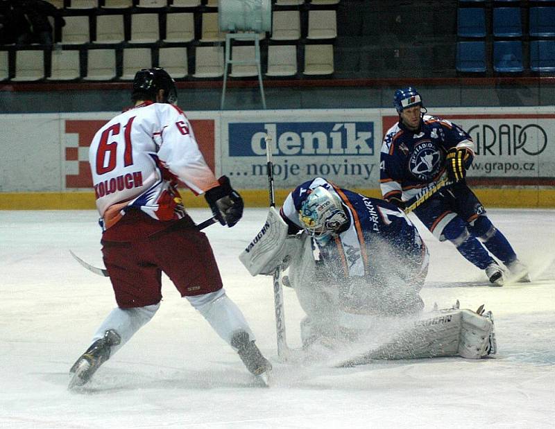 Olomouc - Litoměřice 3:2sn. Sobota 21. ledna 2012.