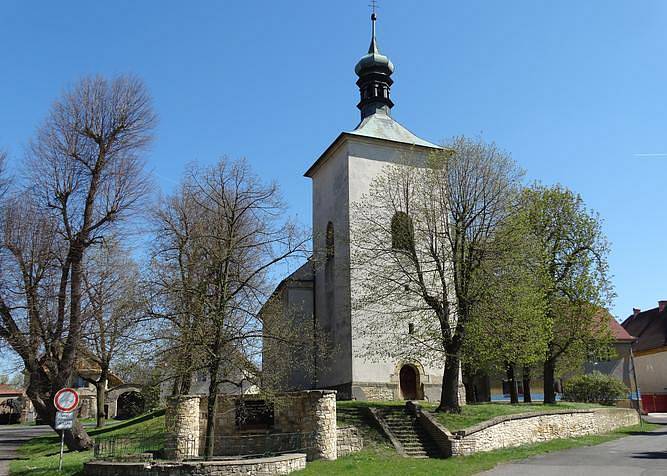 Kostel v Křešicích.