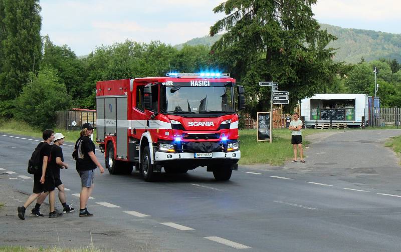 Dopravní nehoda dvou osobních aut, ke které došlo v úterý 29. června v Úštěku.