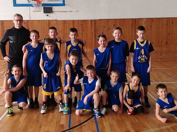 Basketbalisté Slavoj BK Litoměřice U11.