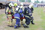 FIKTIVNÍ ÚNIK ČPAVKU z železniční cisterny v areálu Lovochemie byl námětem čtvrtečního taktického cvičení.