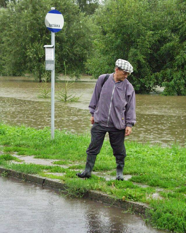 Povodeň v roce 2002 na Litoměřicku.