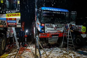 Buggyra ve třetí etapě náročné rally Dakar. Foto: Buggyra media