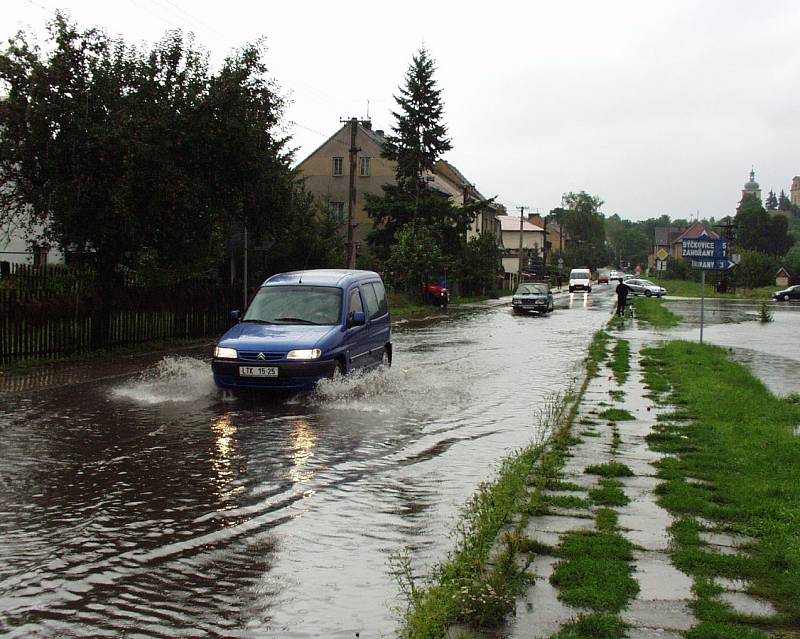 Povodeň v roce 2002 na Litoměřicku.