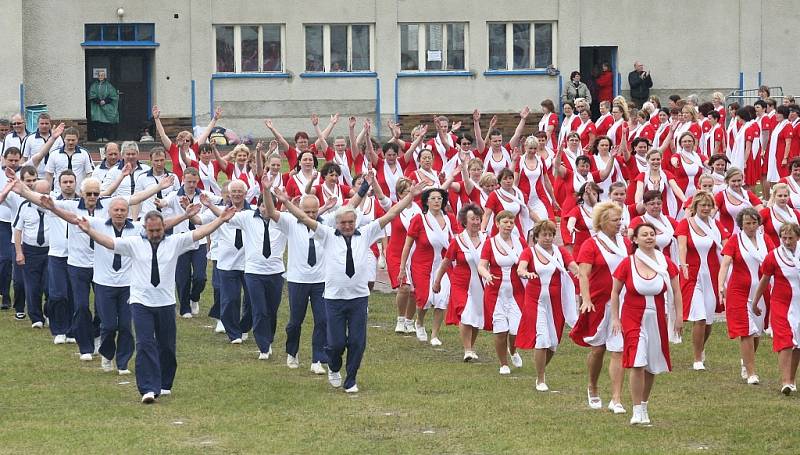 Sokolové cvičili v Roudnici.