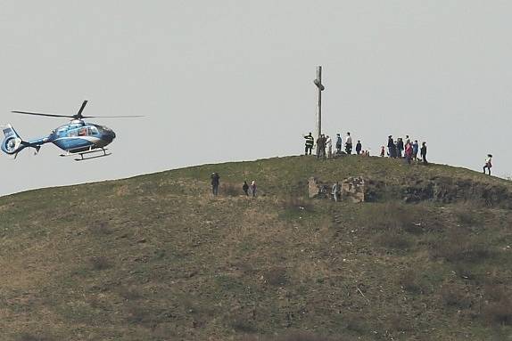 Nehoda paraglidisty u Radobýlu