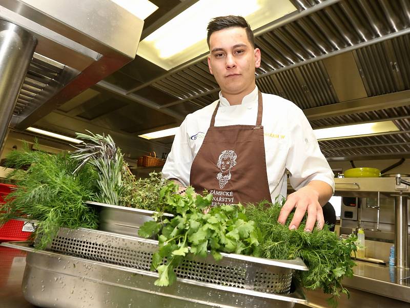 Marek Kühnel z Lovosic vaří v zámeckém vinařství v Třebívlicích. Zúčastnil se televizní soutěže MasterChef Česko.