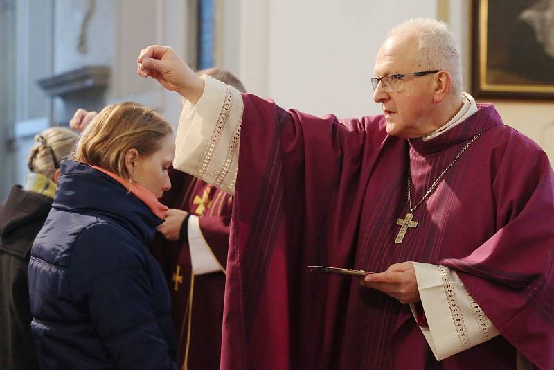 Popeleční středa v litoměřické katedrále sv. Štěpána