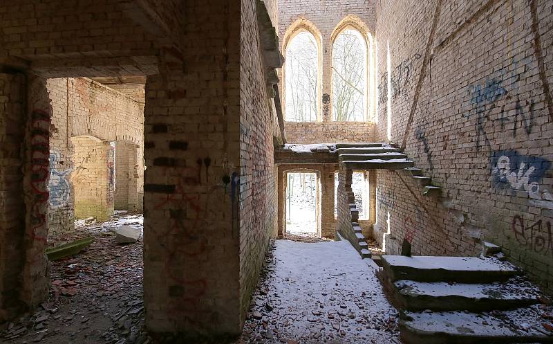 Historická vila Pfaffenhof u Litoměřic.