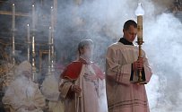 Bohoslužba Missa chrismatis v Litoměřicích