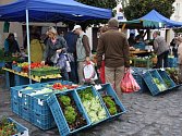 Farmářské trhy v Roudnici nad Labem.