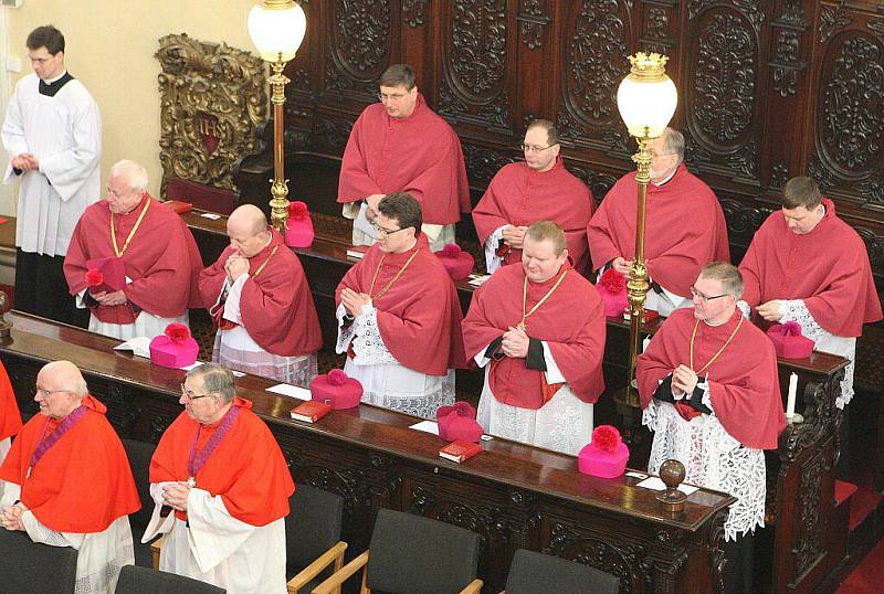 V katedrále sv. Štěpána bylo slavnostně uvedeno do funkce deset nově jmenovaných kanovníků místní kapituly.