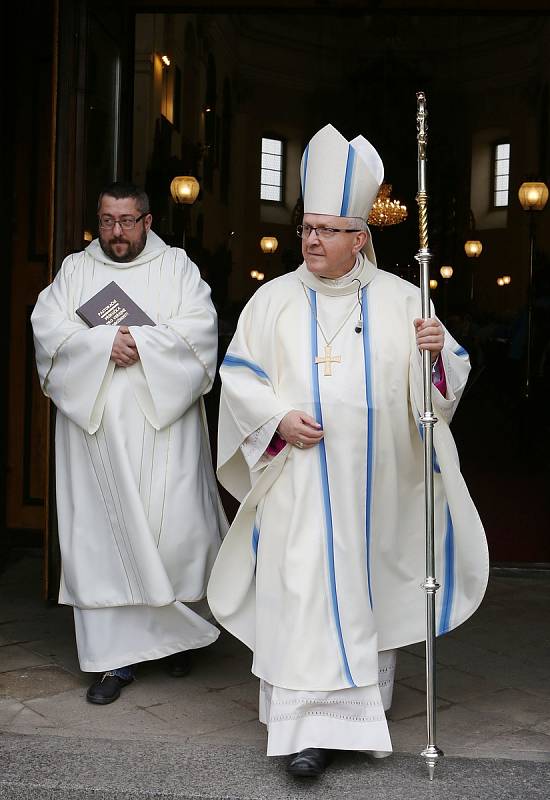 Milostná socha Panny Marie Fatimské zavítala do Litoměřic.