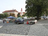 Náměstí v Roudnici nad Labem.