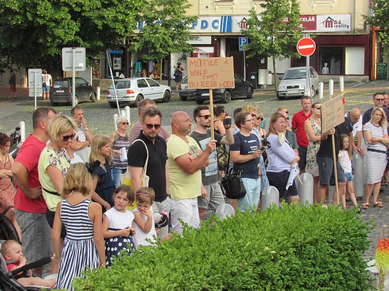 Demonstrace v Roudnici nad Labem, 11. června 2019