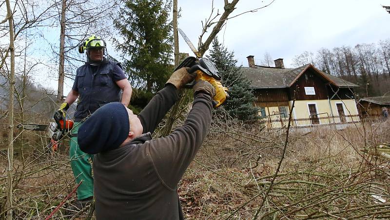 Další z mnoha brigád dobrovolníků a přátel železnice ze Zubrnic proběhla v neděli. Dobrovolníci čistili železniční svršek od náletových dřevin v okolí Levína a Zubrnic.