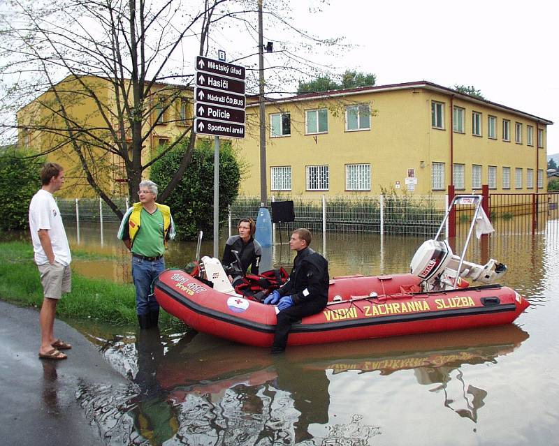 Povodeň 2002, 16. srpen - Lovosice