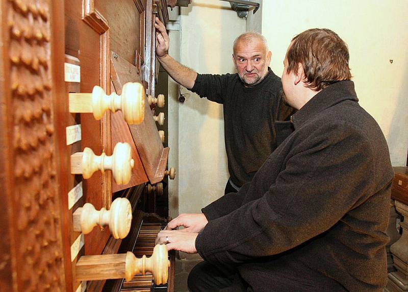 400 let staré varhany v litoměřické katedrále.