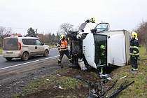 Vážná dopravní nehoda u Sulejovic