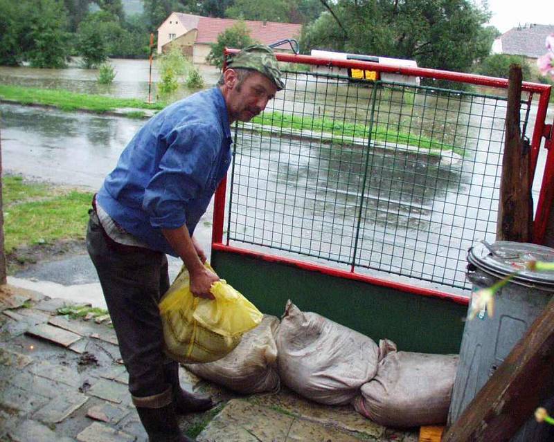 Křešice - srpen 2002